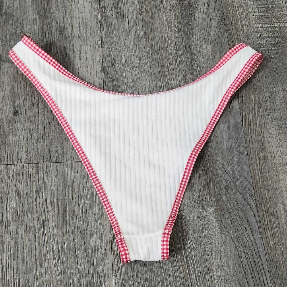 New!Frankies Bikini x Bella Hadid Dove‎  Bikini Bottom